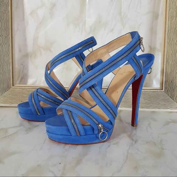 Rodita Blue Louboutin Heels